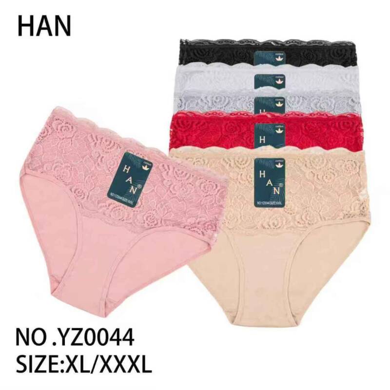 Majtki damskie Roz XL-3XL, Mix kolor Paczka 24 szt